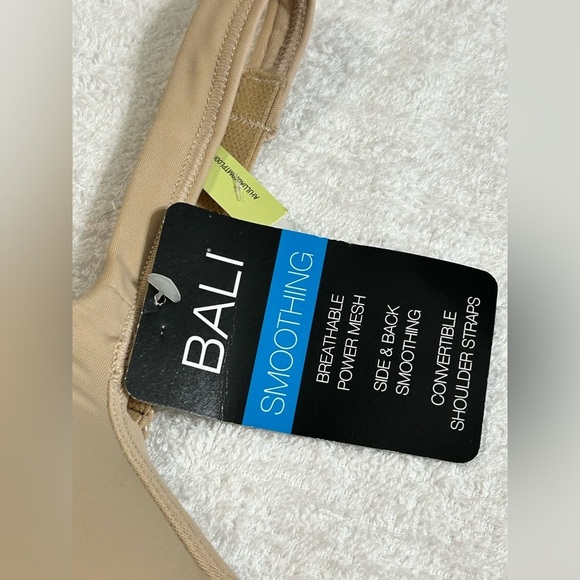 New! Bali Smoothing Tee Shirt Bra Size 38 B Tan - Picture 3 of 8